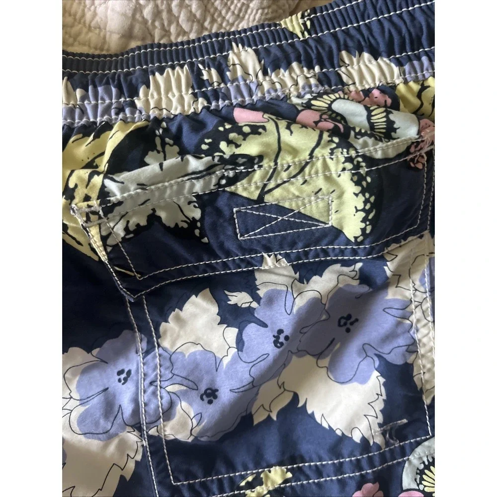 Vilebrequin Swim Trunks‎  Xxl Hawaii Theme Bananas Flowers Starfish Blue